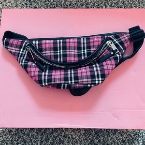 DOLLSKILL NEW! pink plaid fanny packs
